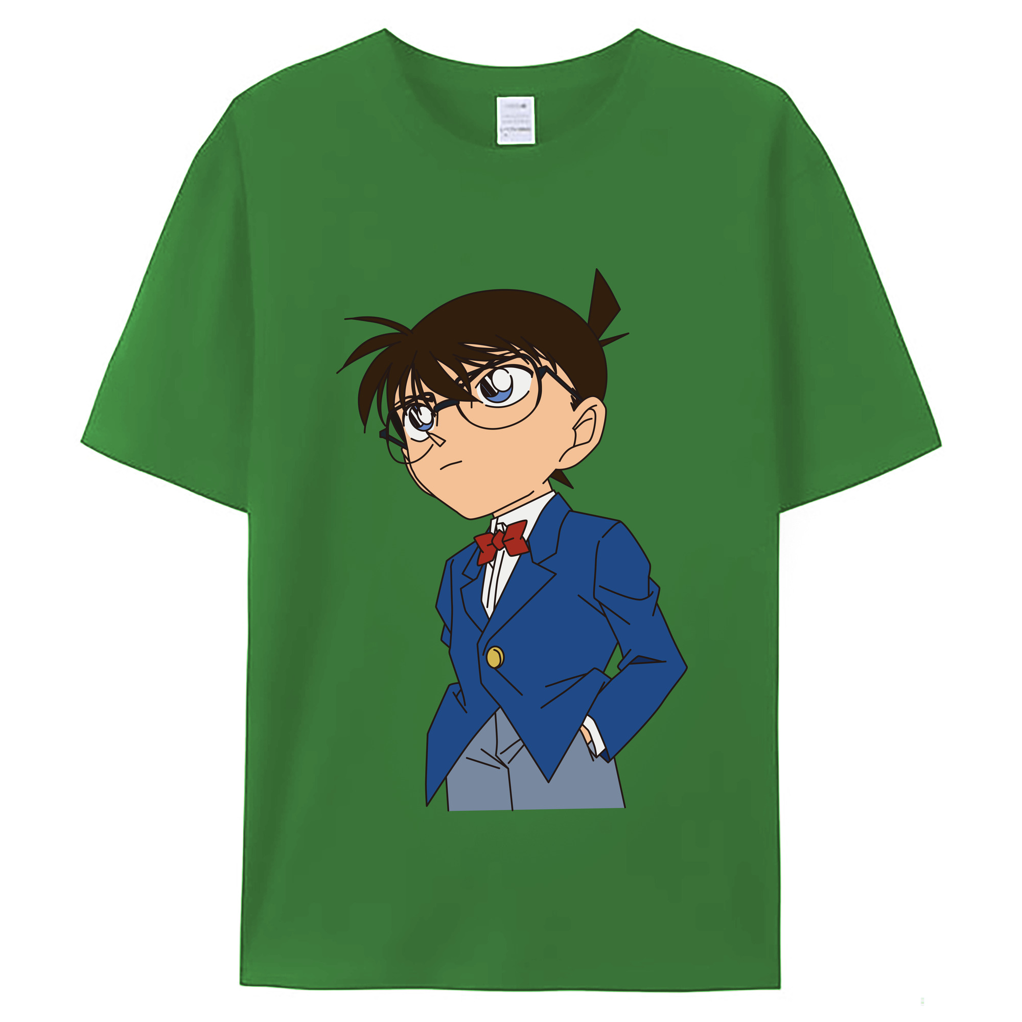 （画像用） 名探偵コナン 江戸川 コナン Detective Conan Conan Edogawa レディースカジュアルプリントTシャツ（綿100％）